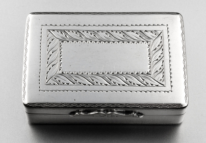  Early Cape Silver Snuff Box - Marthinus Lourens Smith