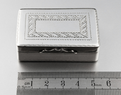  Early Cape Silver Snuff Box - Marthinus Lourens Smith