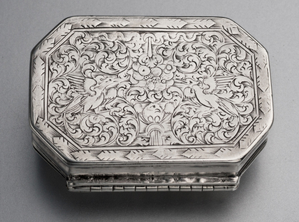 17th Century Silver & Agate Spice Box