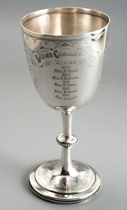 Natal Lawn Tennis Championship Antique Silver Trophy - Mabel Grant, Edmund Nevill