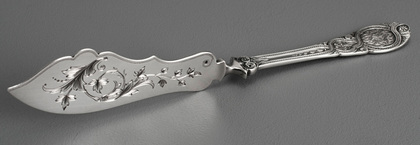 Starr & Marcus Sterling Silver Master Butter Knife - Moresque Pattern, Wendt, Bernard Beiderhase