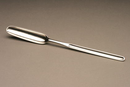 George II Antique Silver Marrow Scoop - James Tookey