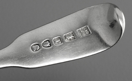 Chinese Export Silver Dessert Spoon - WE WE WC