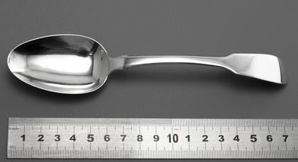 Chinese Export Silver Dessert Spoon - WE WE WC