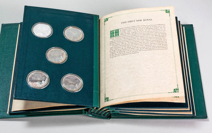 Mountbatten Medallic History of Great Britain & The Sea (Vols I-IV) - 100 Sterling Silver Mint Medallions, John Pinches