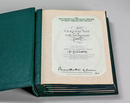 Mountbatten Medallic History of Great Britain & The Sea (Vols I-IV) - 100 Sterling Silver Mint Medallions, John Pinches