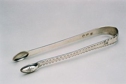 Newcastle Silver sugar tongs