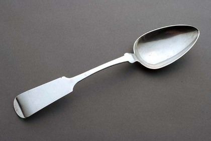American coin silver tablespoon - New York City