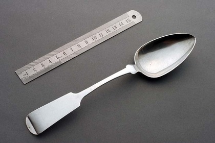 American coin silver tablespoon - New York City