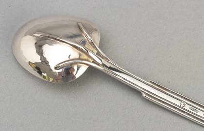 Australian Sterling Silver Wildflower Jam Spoon - Geraldton Wax, Linton Silver