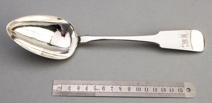 Irish Georgian Silver Serving Spoon - Thomas Townsend, Law