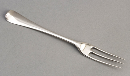 Early Georgian Hanoverian 3 Prong Dessert Fork - London 1724
