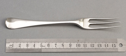 Early Georgian Hanoverian 3 Prong Dessert Fork - London 1724