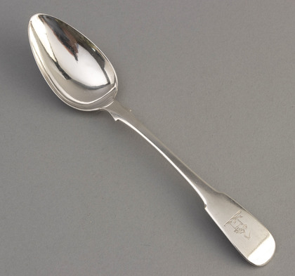 Rare Canadian Silver Tablespoon - Salomon Marion, Montreal (3 of 3)
