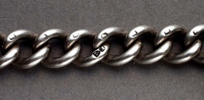 Silver Albert Watch Chain (double)
