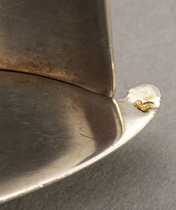 German Antique Silver Mechanical Stilton Cheese Scoop - Haller & Rathenau