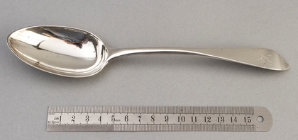 Scottish Georgian Silver Celtic Pointed Tablespoon - James Hewitt