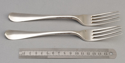 Dutch Silver Hanoverian Tableforks (Pair) - Rudolph Sondag Rotterdam (1 of 2)