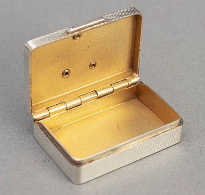 Sterling Silver & Gold Antelope Pill Box - Kudu