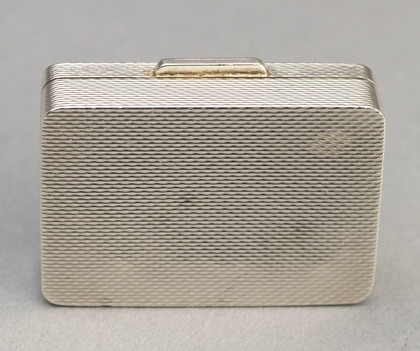 Sterling Silver & Gold Antelope Pill Box - Kudu