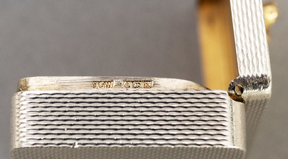 Sterling Silver & Gold Antelope Pill Box - Kudu