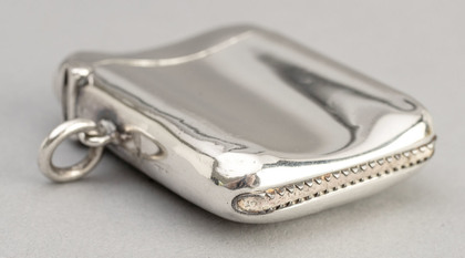 Northern Command Bombing School Antique Silver Vesta Case - Grenade School