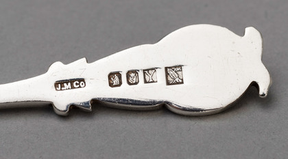 Irish Silver Celtic Pattern Christening Spoon - Sword of Light 1916-1966 Jubilee Hallmark