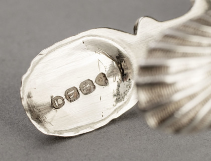 Edward Farrell Cast Silver Figural Sugar Tongs  -Cherub or Cupid with Arrow