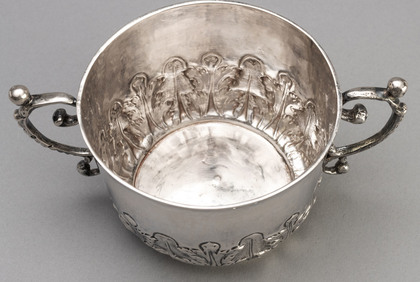 Charles II (Carolean) Restoration Period Silver Porringer -Thomas Cooper