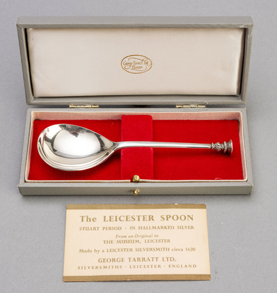 The Leicester Spoon - Sterling Silver Replica Seal Top Spoon, Circa 1620 - Vander, Tarrant