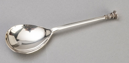 The Leicester Spoon - Sterling Silver Replica Seal Top Spoon, Circa 1620 - Vander, Tarrant