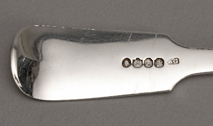 Irish Provincial Silver Serving Spoon - Richard Garde, Cork