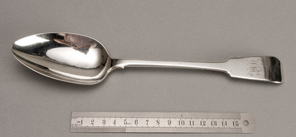 Irish Provincial Silver Serving Spoon - Richard Garde, Cork