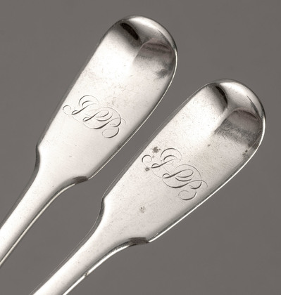 Cape Silver Fiddle Pattern Dessert Forks (Pair) - Fredrik Waldek