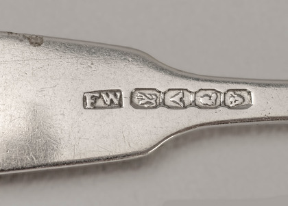 Cape Silver Fiddle Pattern Dessert Forks (Pair) - Fredrik Waldek